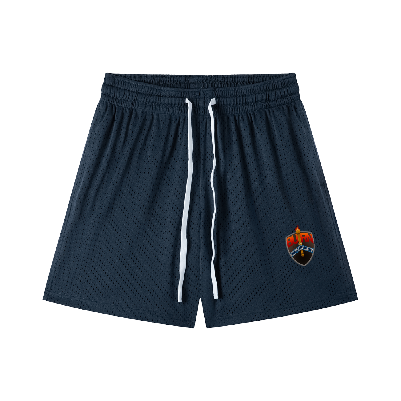 Vintage Mesh Drawstring Shorts