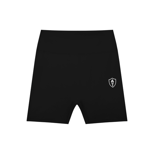 High-Waisted Blend Biker Shorts