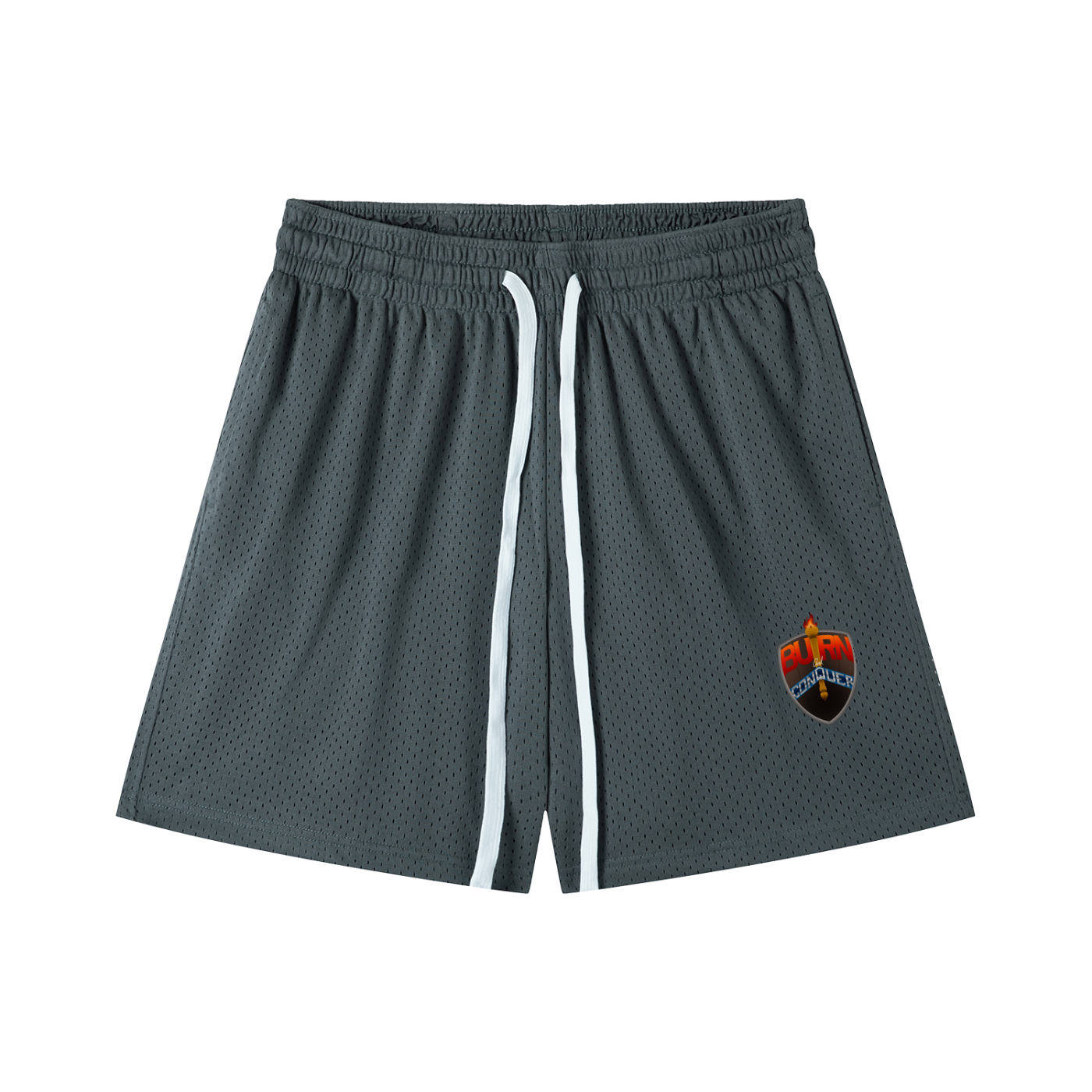 Vintage Mesh Drawstring Shorts