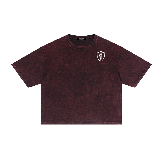 B&C Mineral Wash Boxy Graphic Tee