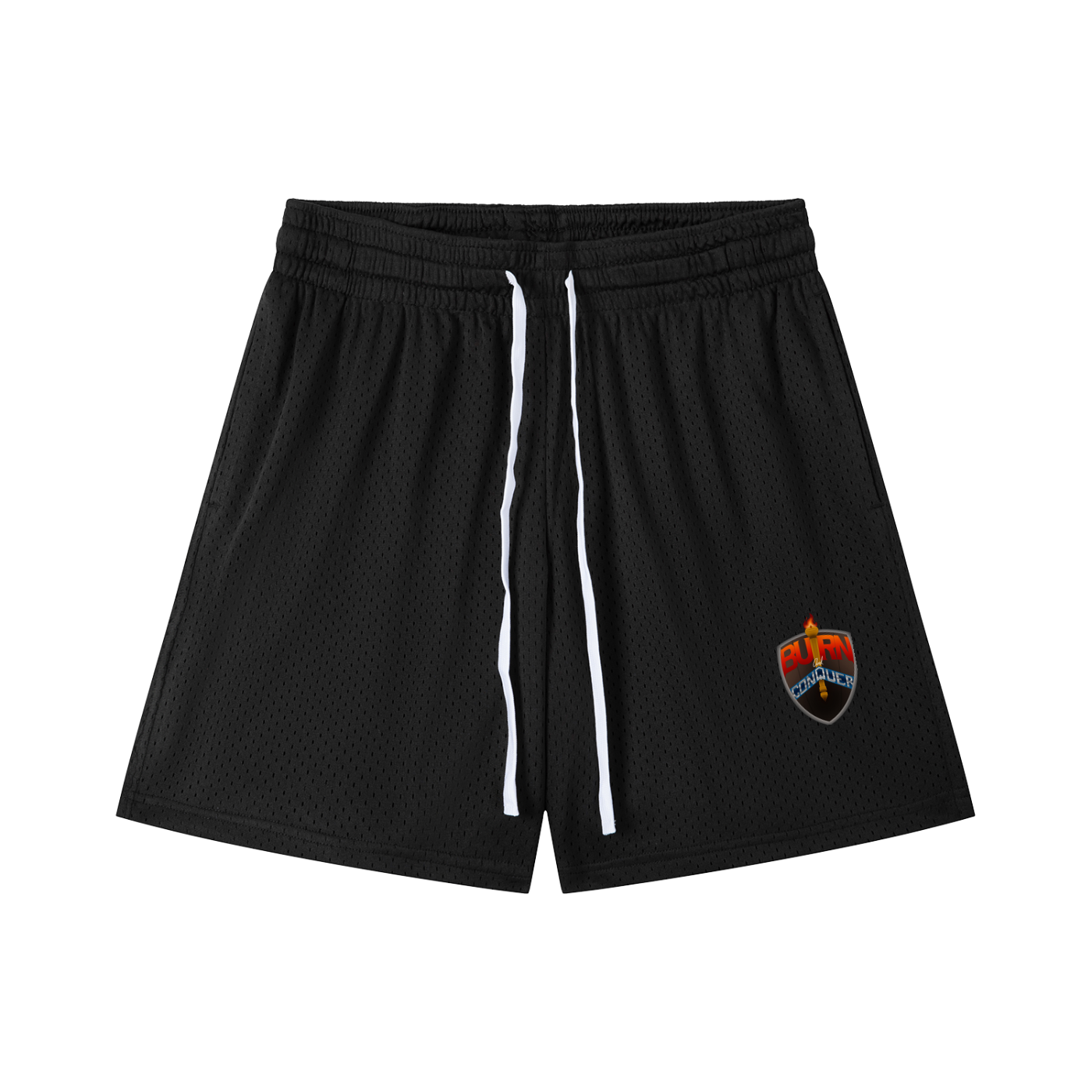 Vintage Mesh Drawstring Shorts